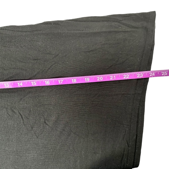 Women's | Kim & Cami | Black Embroidered Floral Butterfly Sleeve Sheer Top - Picture 8 of 8